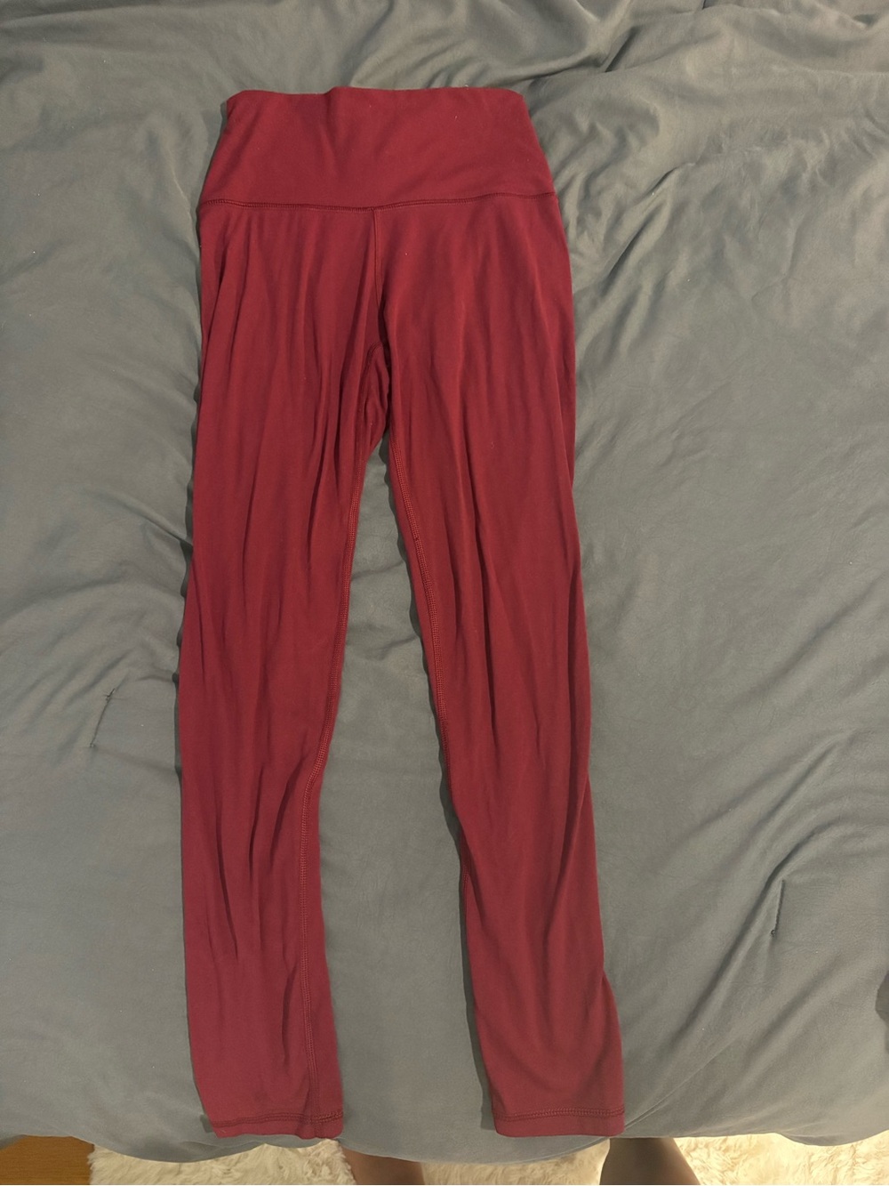 aerie High-Waist Wine Red Leggings